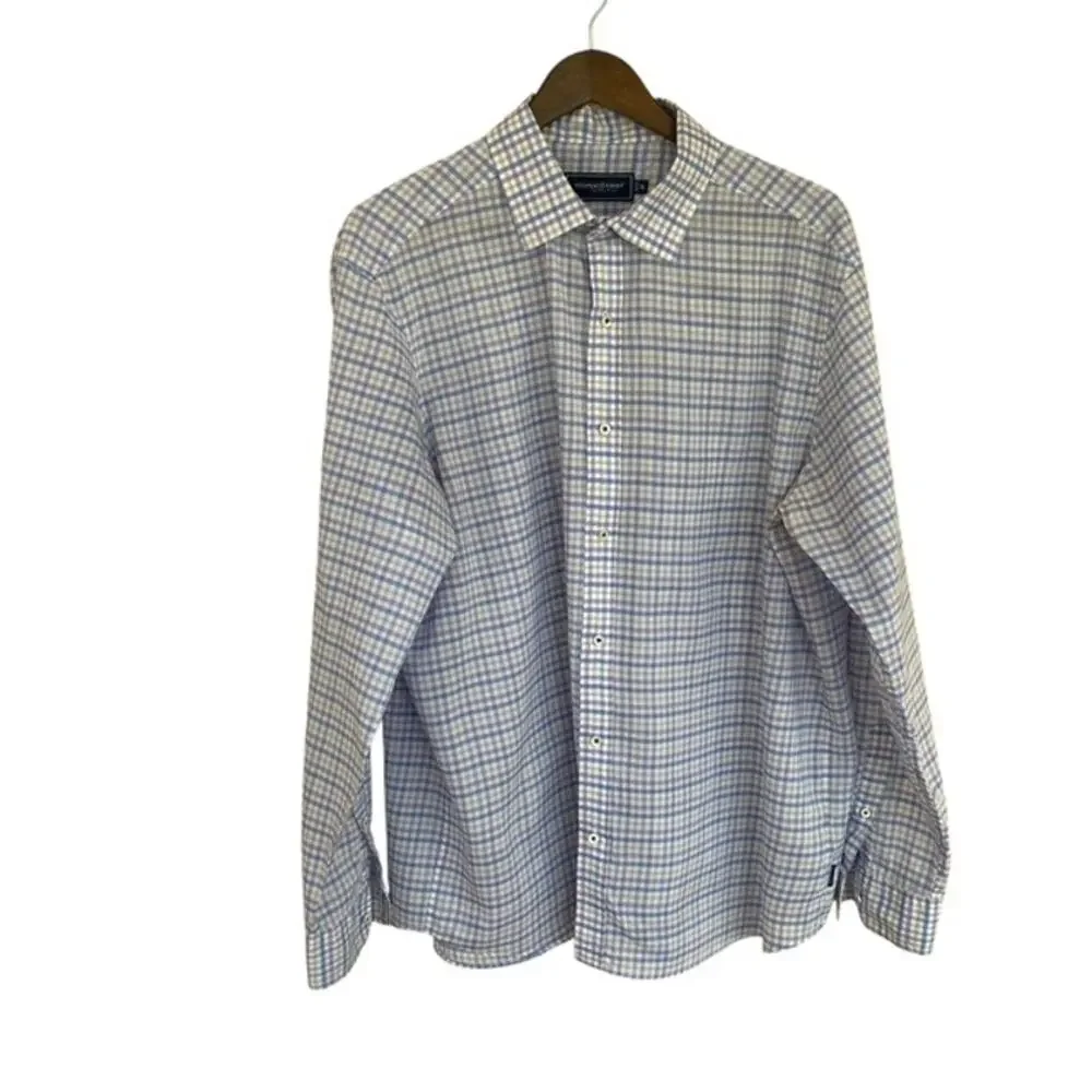 Vineyard Vines Blue, Lavender and White Check Button Up - XL - Picture 6 of 6